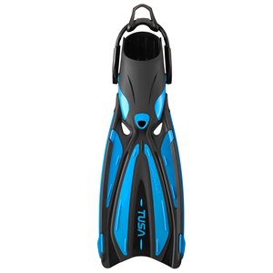 SOLLA FIN W / BUNGEE - SMALL FISH TAIL BLUE