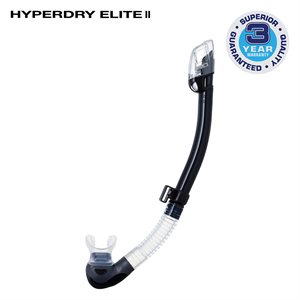 HYPERDRY ELITE II SNORKEL - BLACK