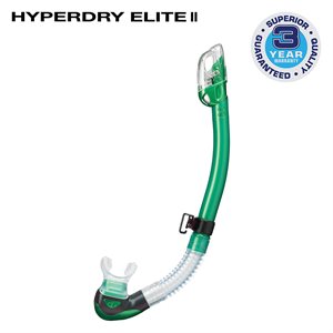 HYPERDRY ELITE II SNORKEL - ENERGY GREEN