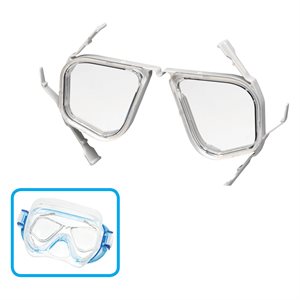 TUSA SPORT OPTICAL LENS -4.0 (PAIR ASSEMBLED WITH A FRAME)