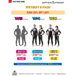 'WETSUIT 8 PACK' PROGRAM PRICING